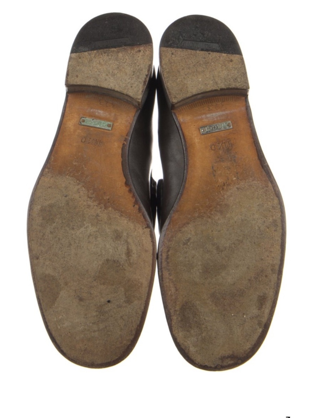 Gucci Classic Men's Brown Leather Horsebit Loafers size 11.5 - Picture 5 of 6